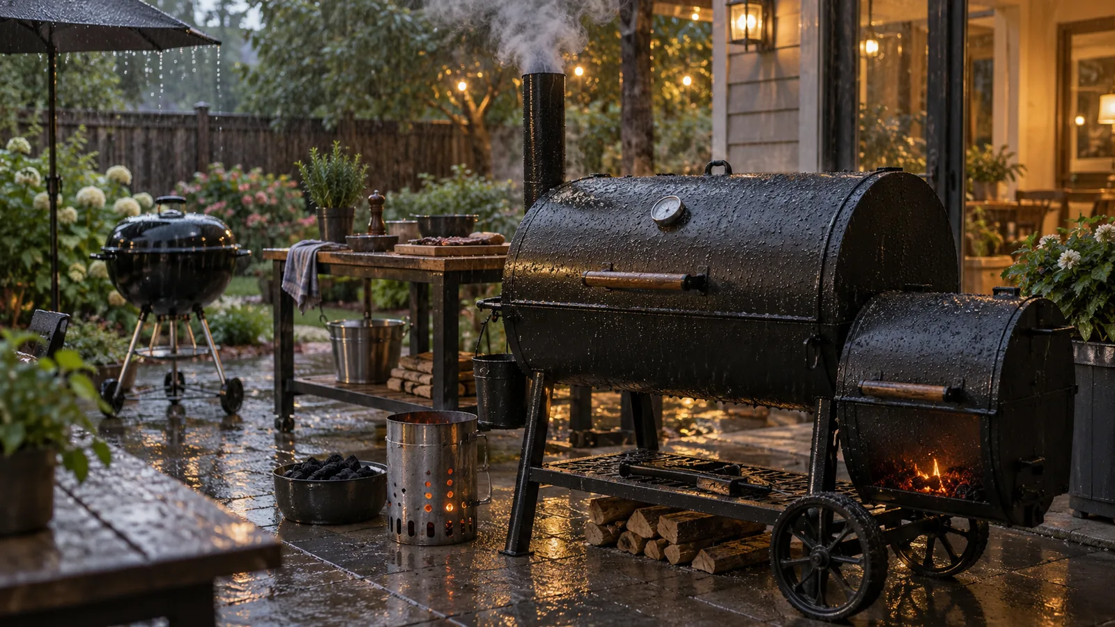 Can You Use a Smoker in the Rain?
